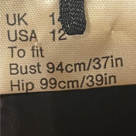 🇬🇧 Jaeger Black 💯 Wool Dress Size 12 🇬🇧 - Picture 7 of 7